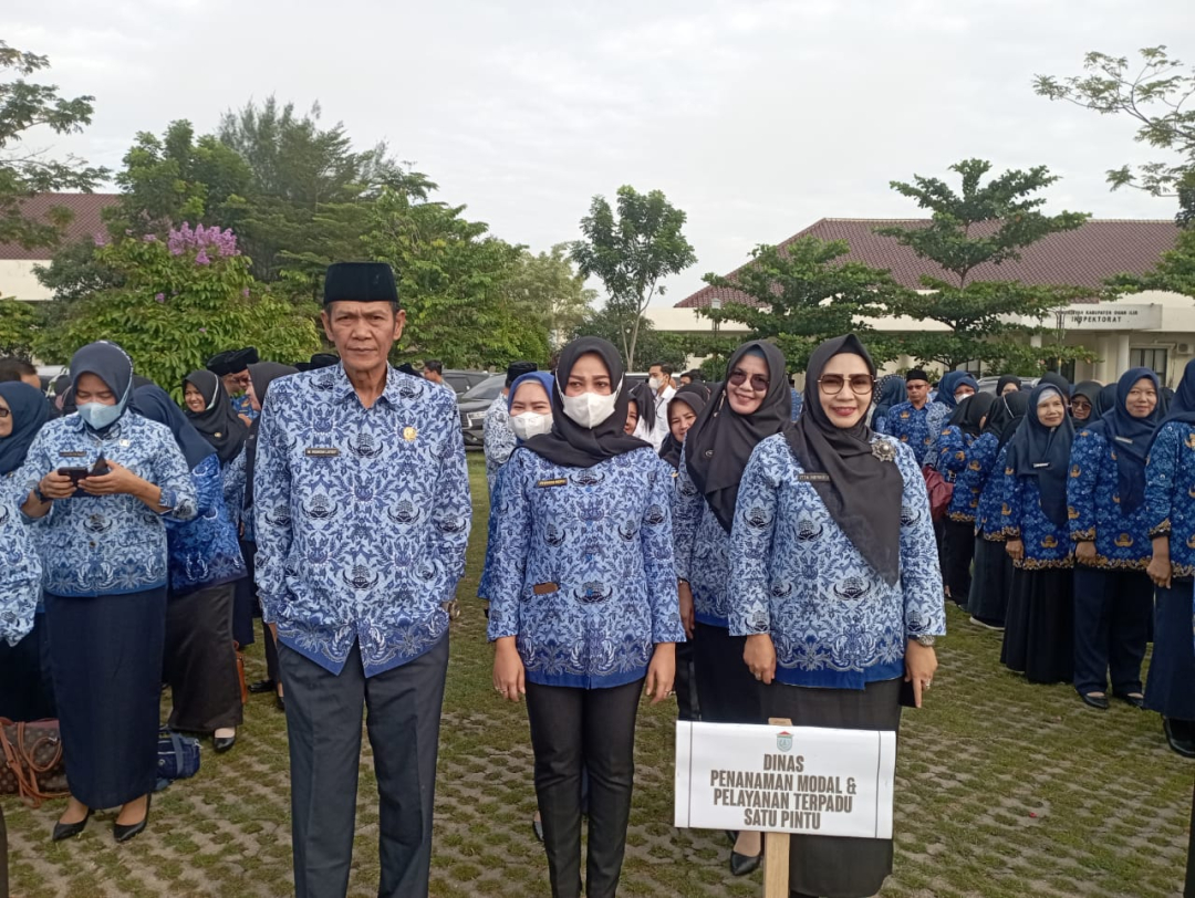 Partisipasi DPMPTSP Dalam Rangka Apel Gabungan Kabupaten Ogan Ilir